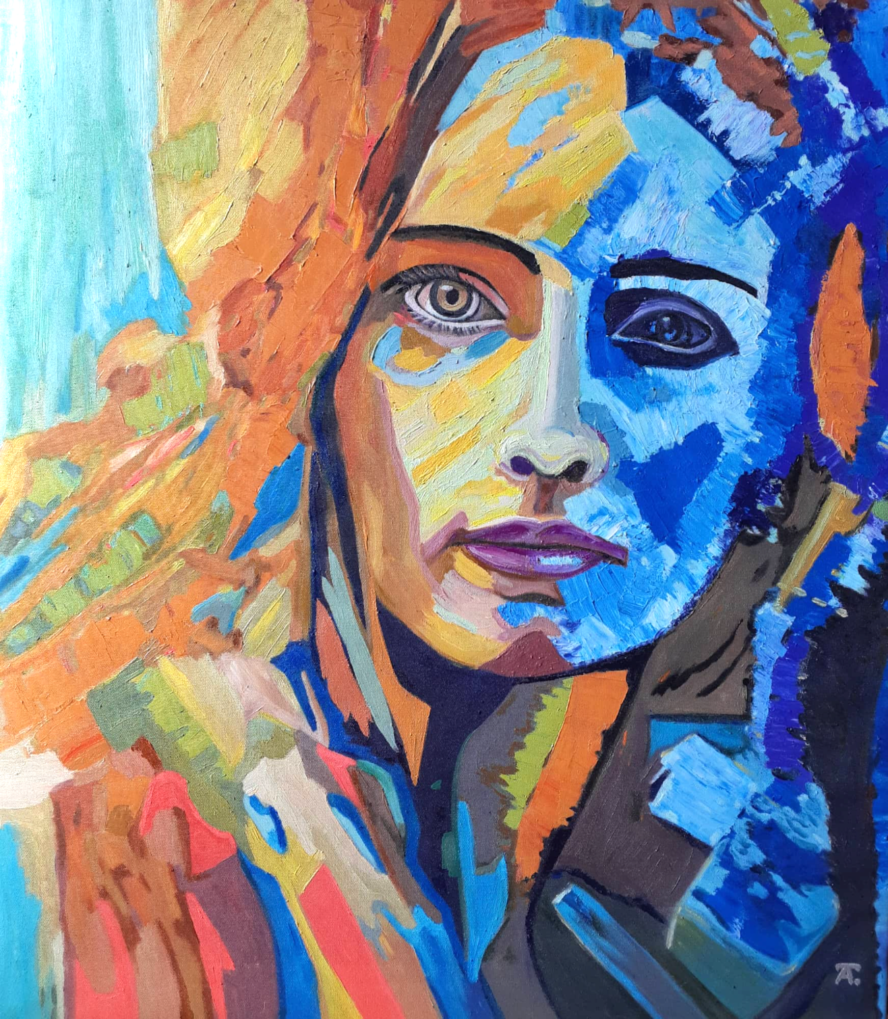 Я живая картина А. Трубецкой